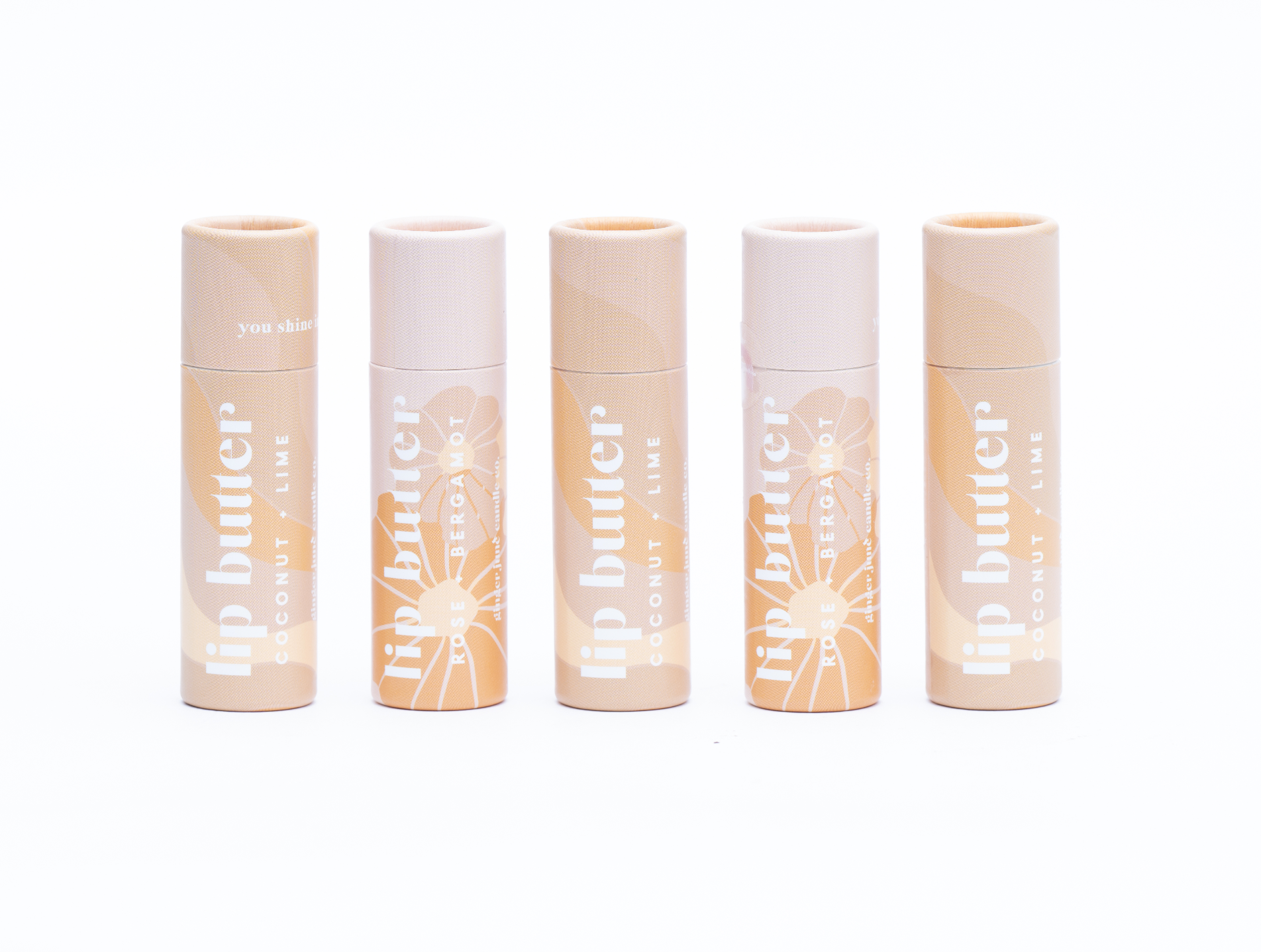 Coconut lime lip butter