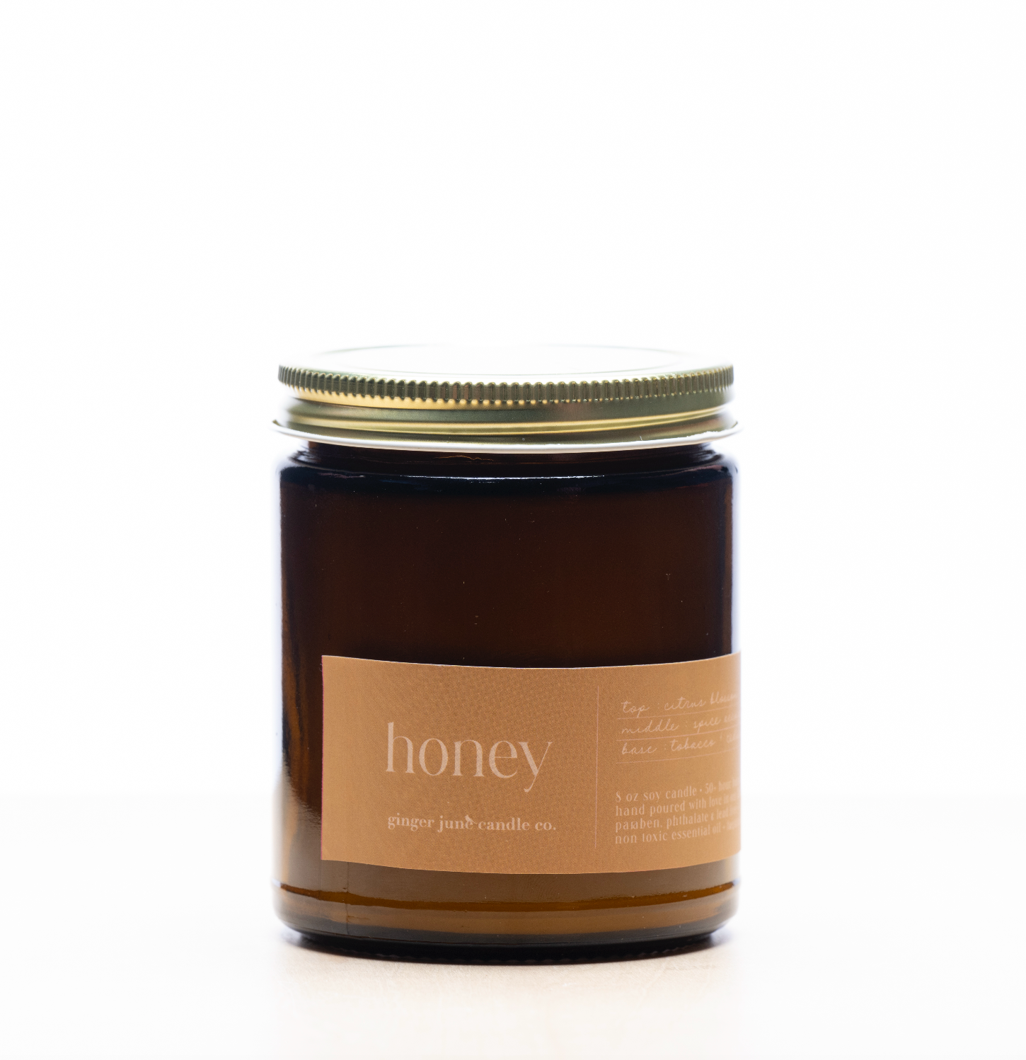 HONEY • 8 oz soy candle