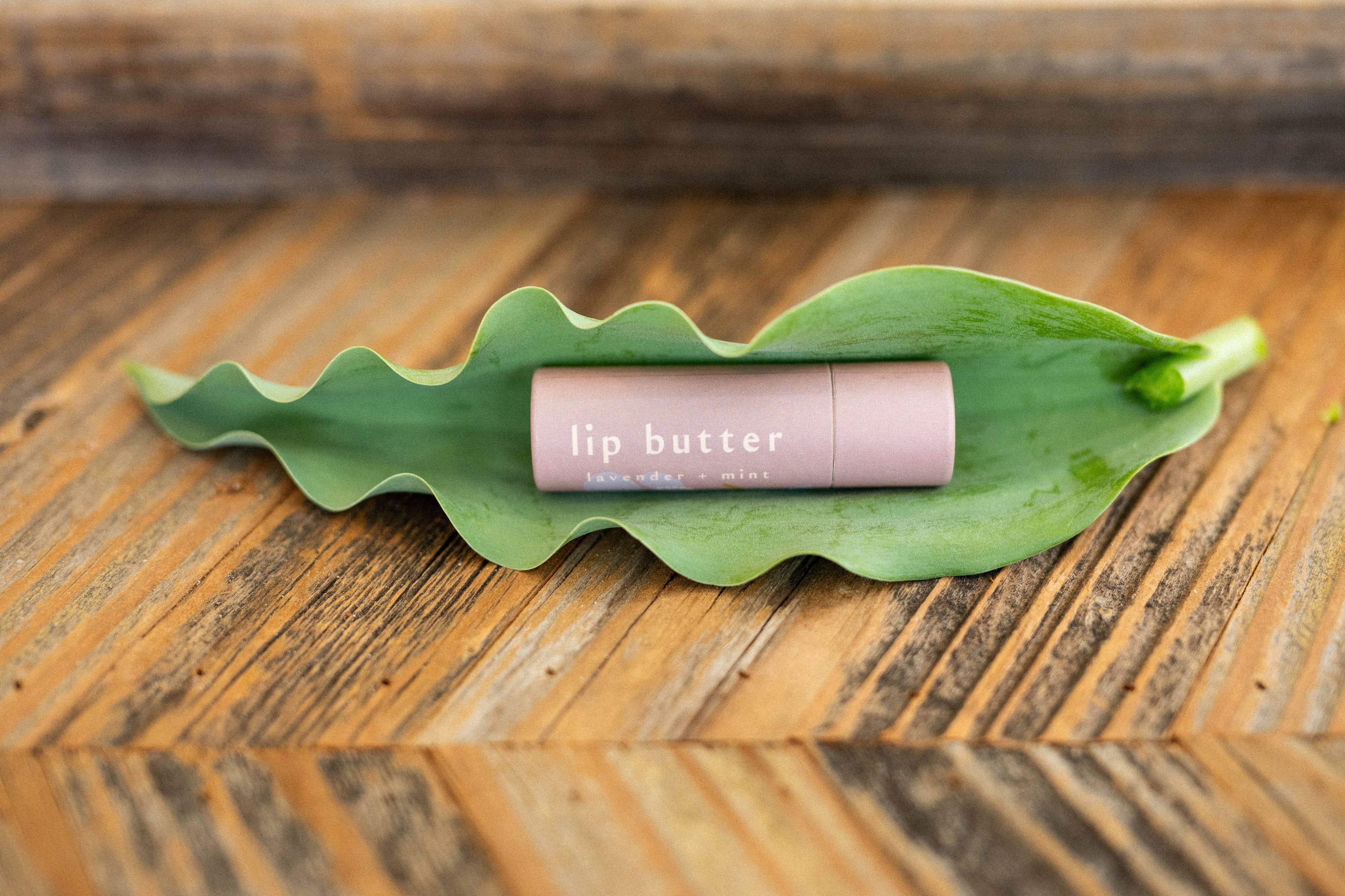 Lavender peppermint lip butter