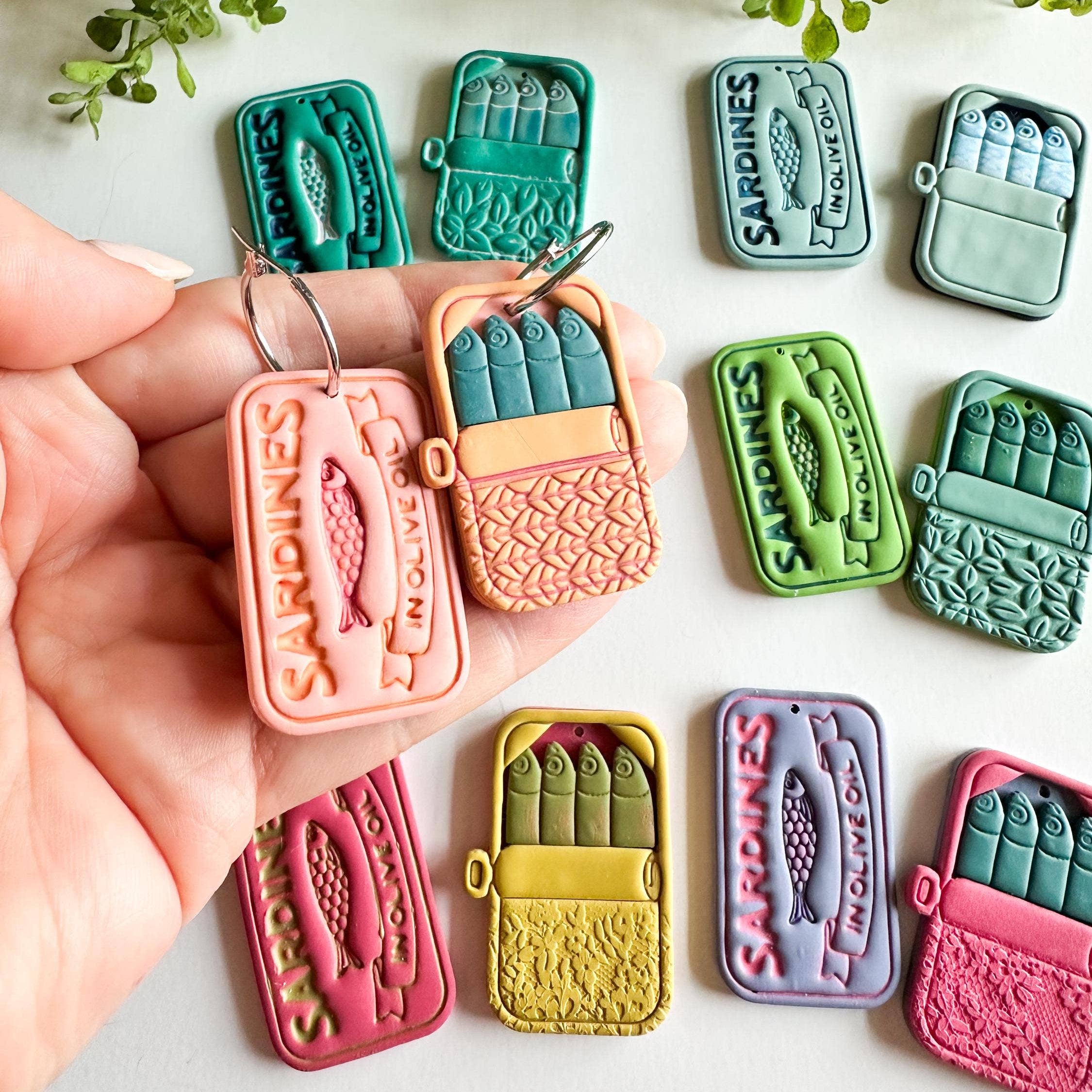 Sardine Can Earrings
