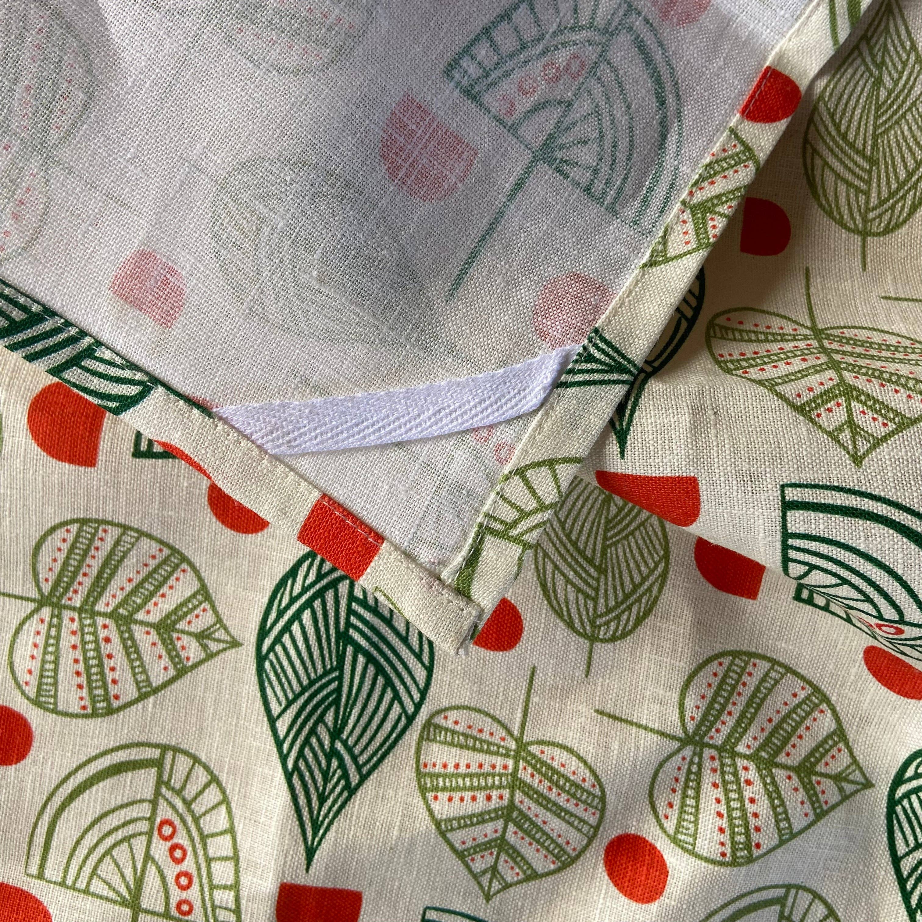 Mod Trees Linen Tea Towel