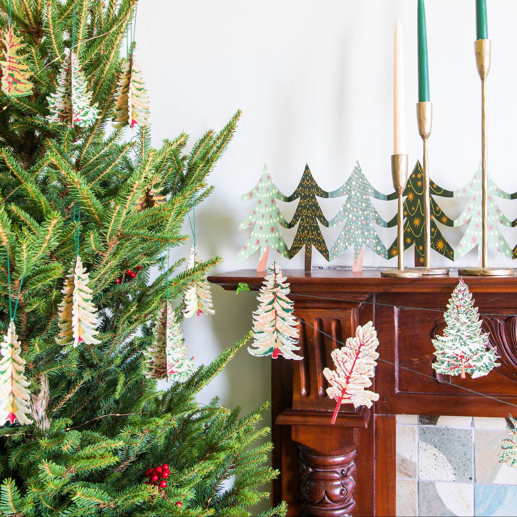 Forest Paper Ornaments