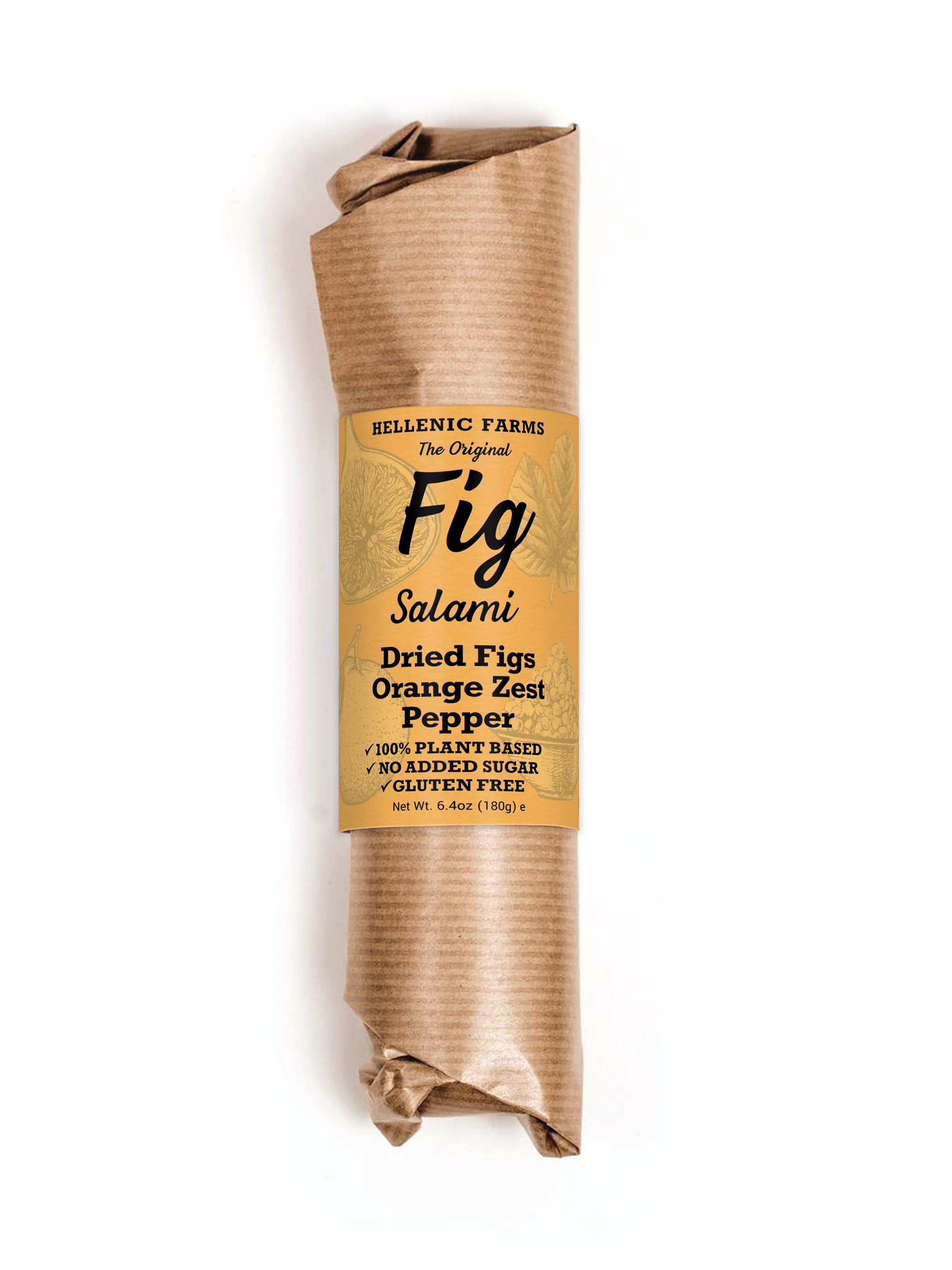 Vegan Fig Salami with Orange Zest