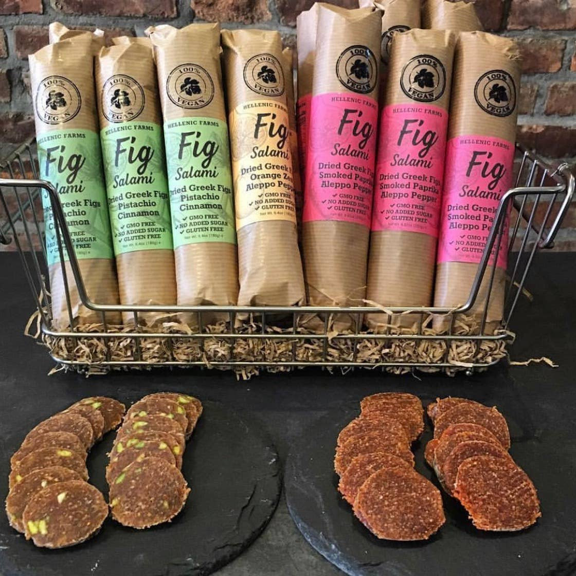 Fig Salami with Pistachio &amp; Cinnamon