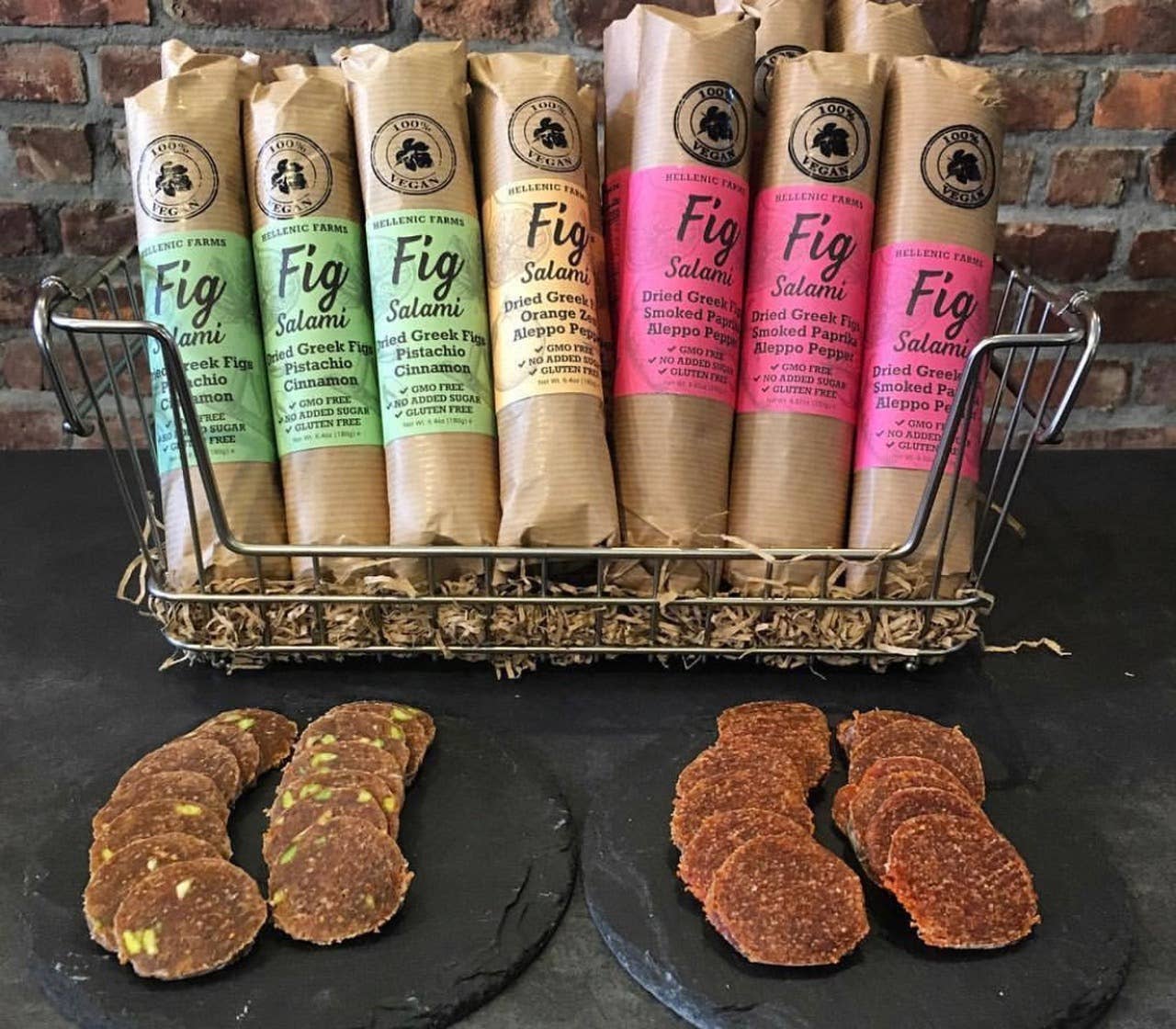 Vegan Fig Salami with Orange Zest