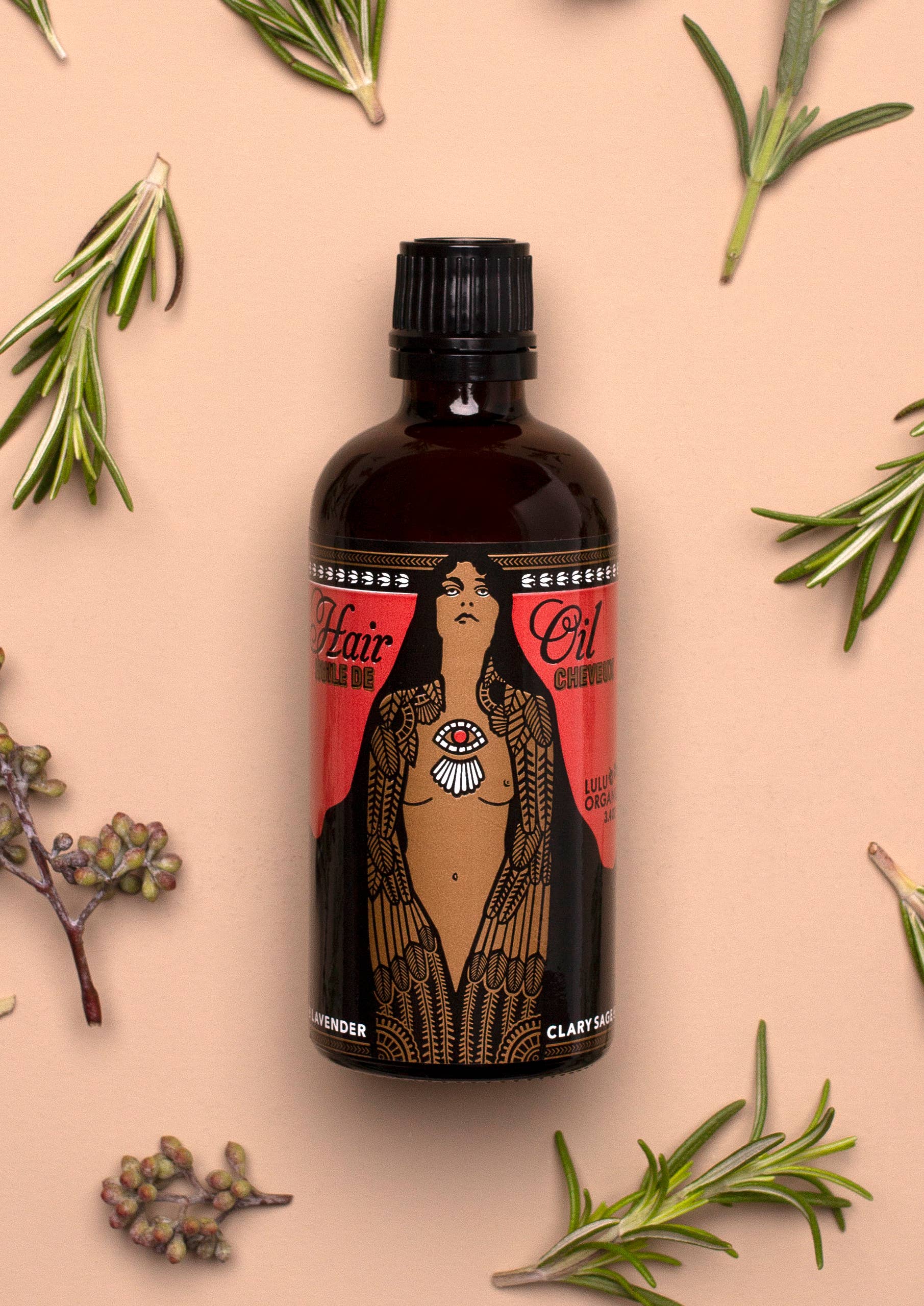 Lavender + Clary Sage Hair Oil