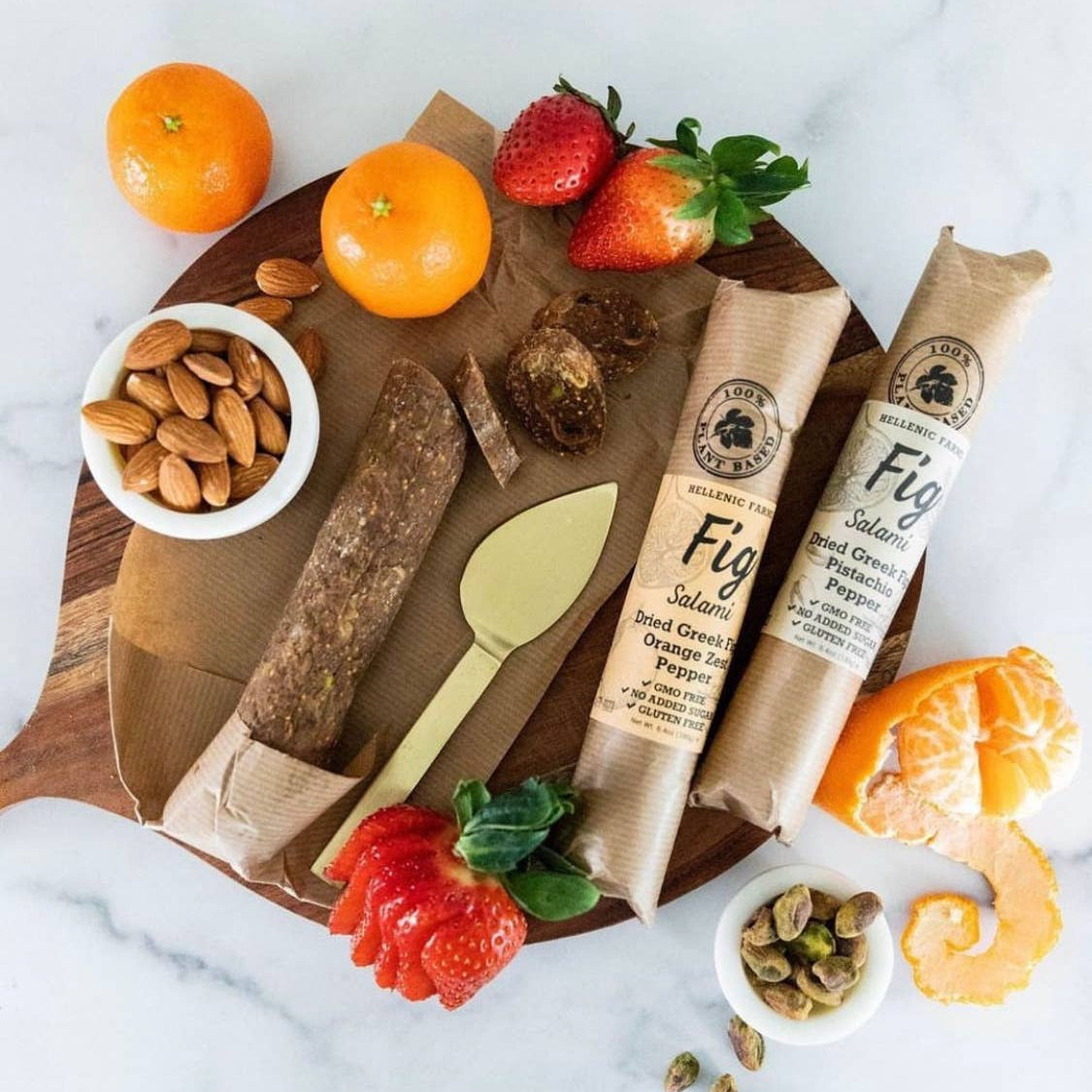 Vegan Fig Salami with Orange Zest
