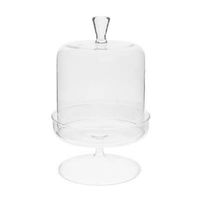 Vera Glass Dome &amp; Pedestal