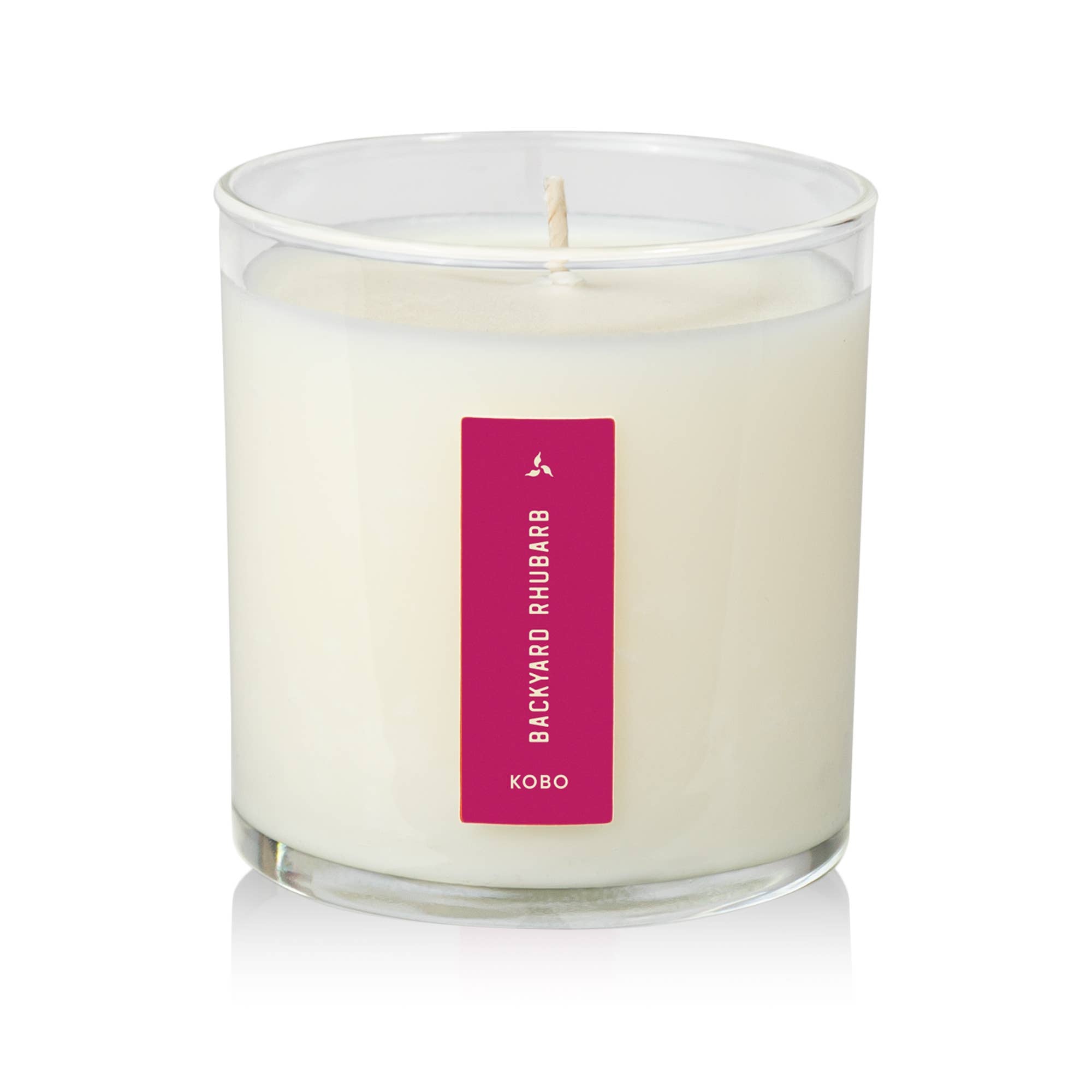 Backyard Rhubarb Candle