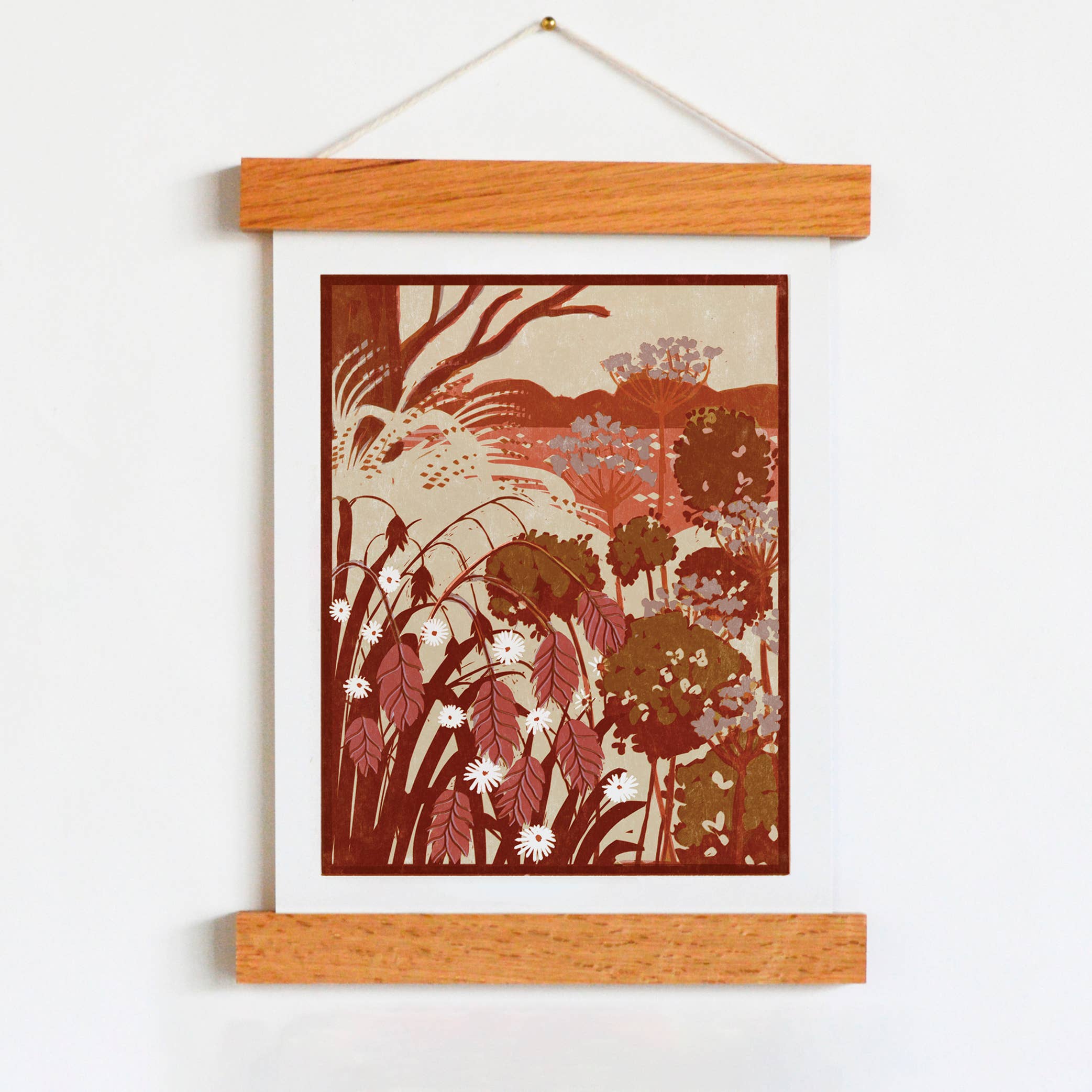 Sea Oats and Aster 8x10" Art Print