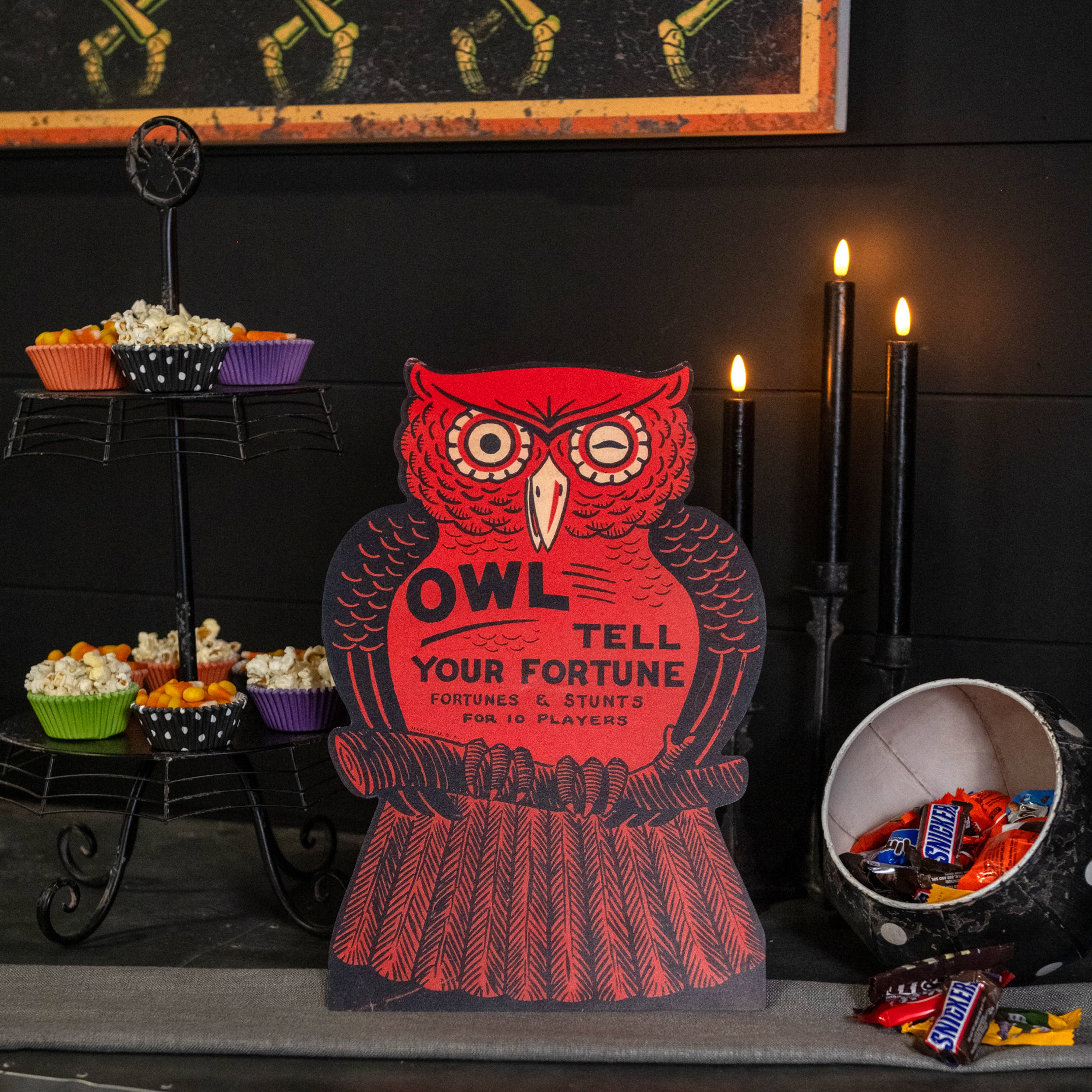 Vintage Owl Fortune Telling Decoration