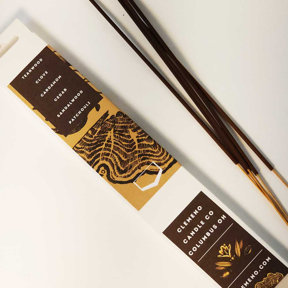 Clemeno Teakwood Cardamom Incense Sticks