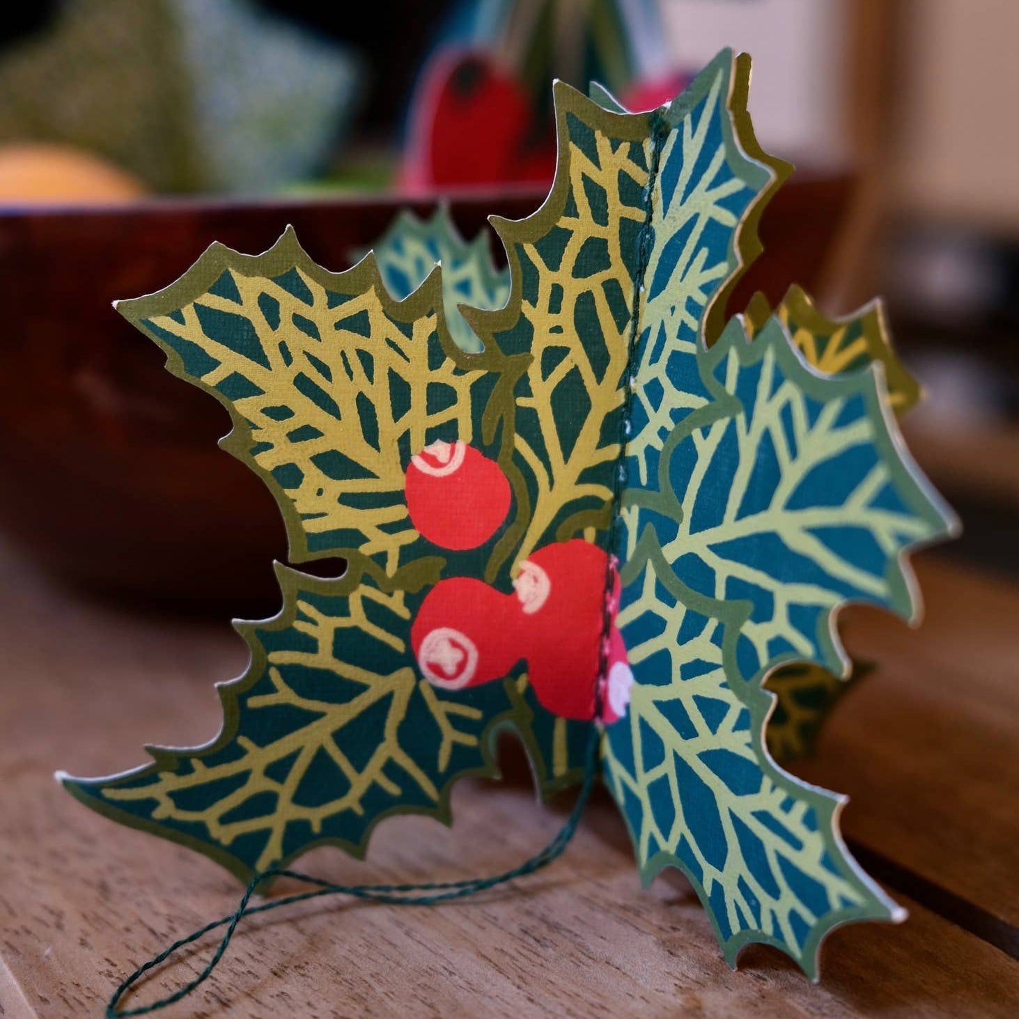 Festive Foliage Paper Ornaments