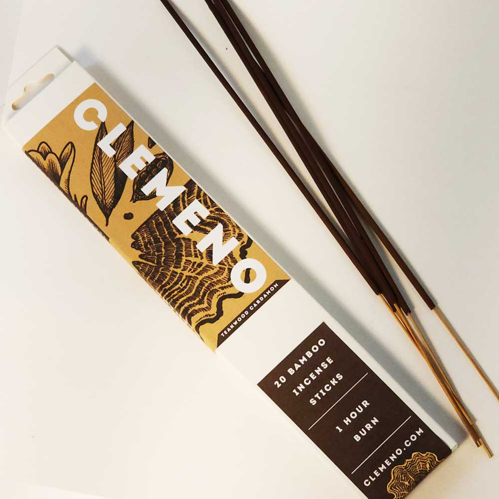 Clemeno Teakwood Cardamom Incense Sticks