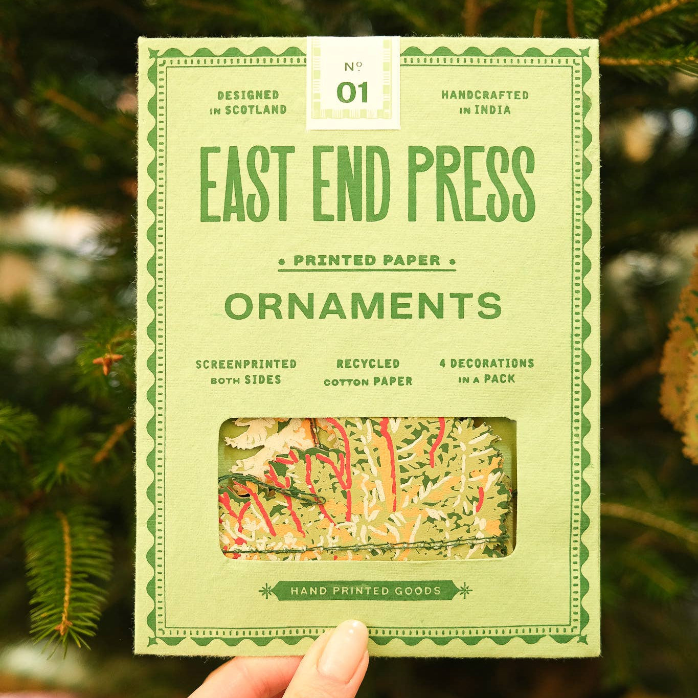 Forest Paper Ornaments