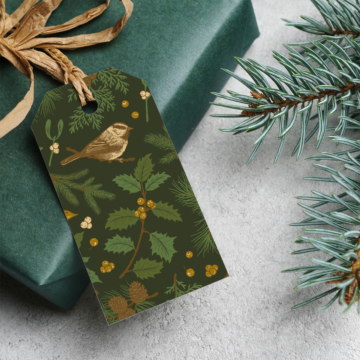Set of 8 Holiday Gift Tags