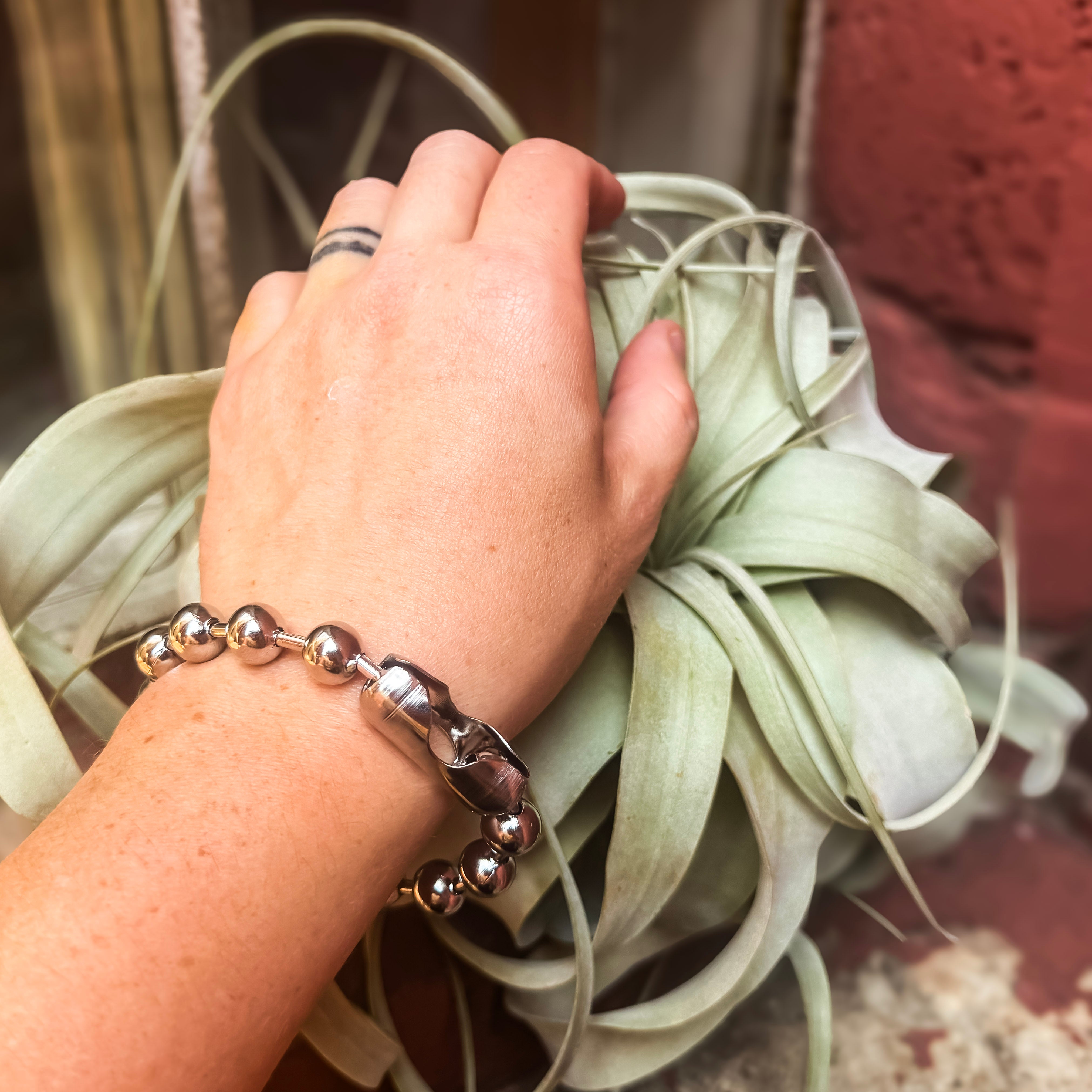 Silver Ball Bracelet