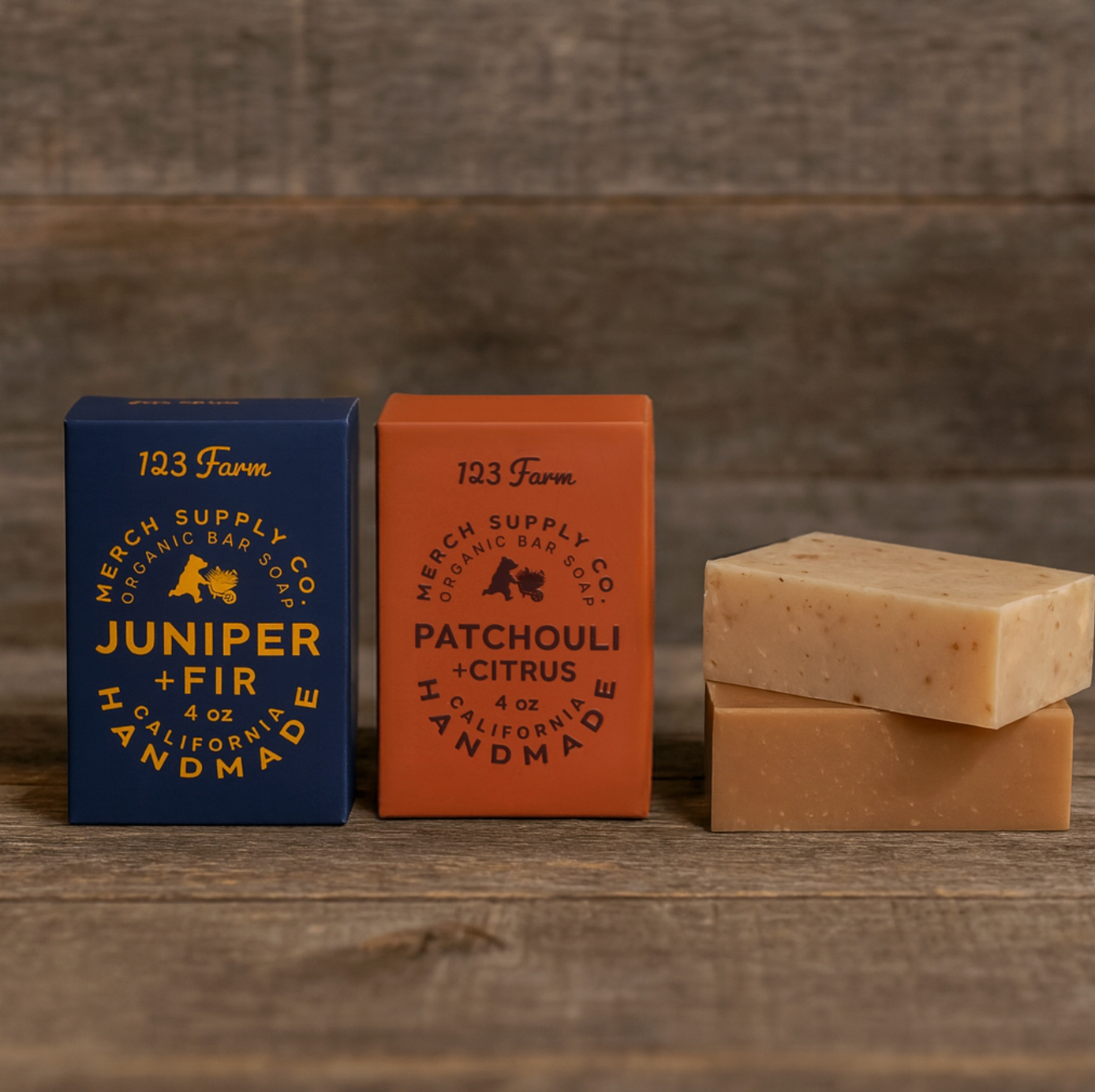 Patchouli + Citrus Organic Bar Soap