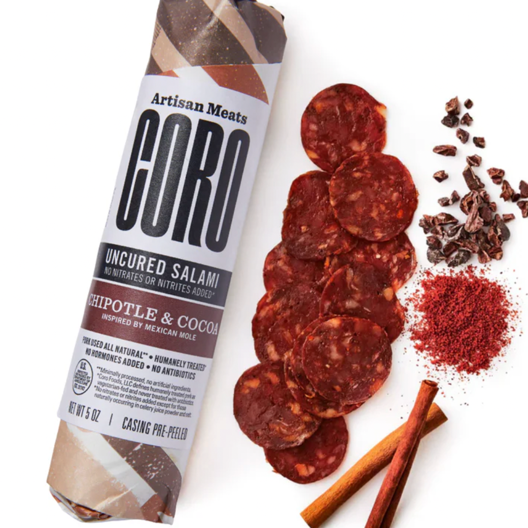 Chipotle &amp; Cocoa Uncured Molé Salami Stick