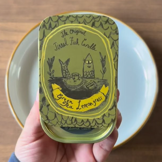 Tinned Fish Candle - Oakmoss &amp; Amber