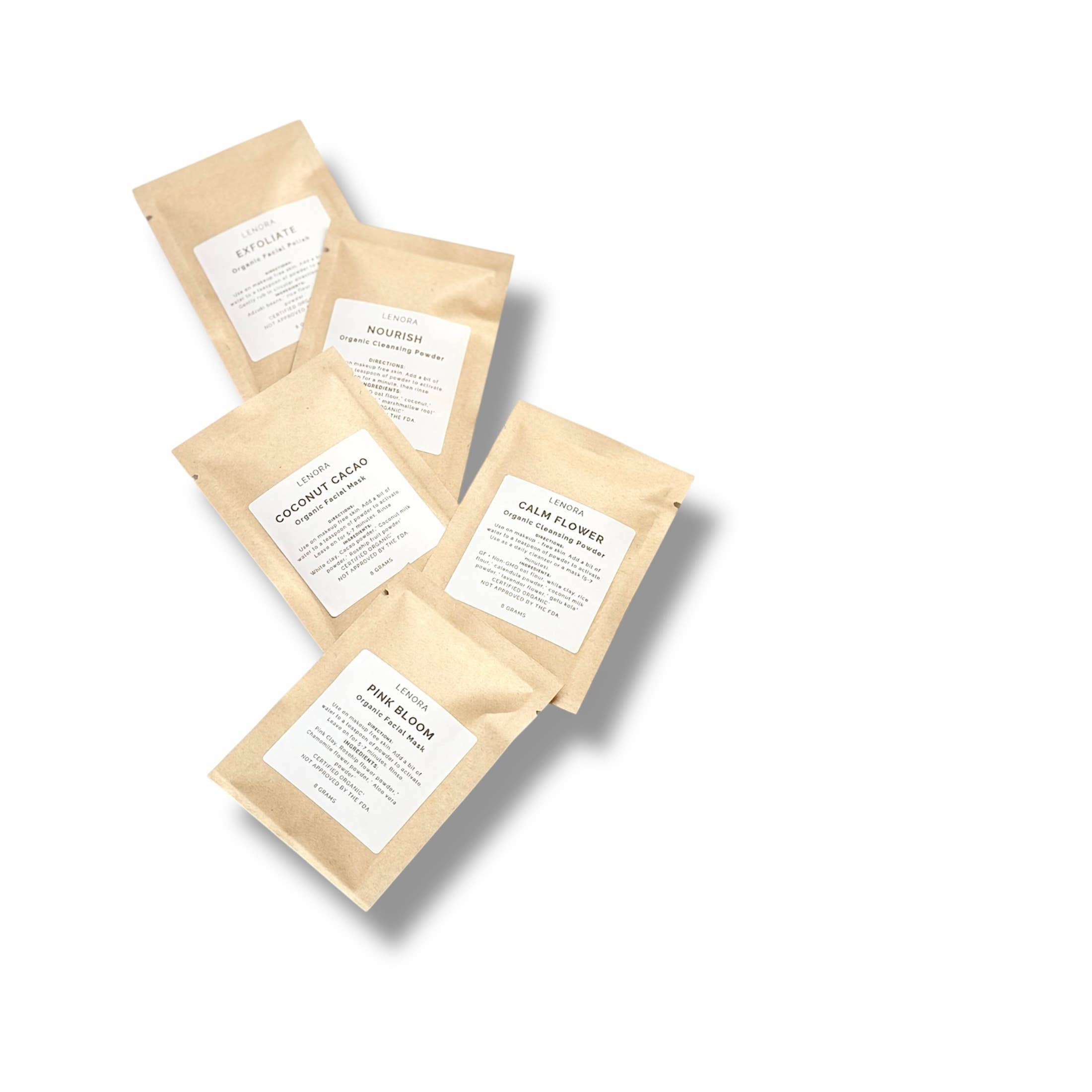 Organic Facial Minis: Pink Bloom Mask