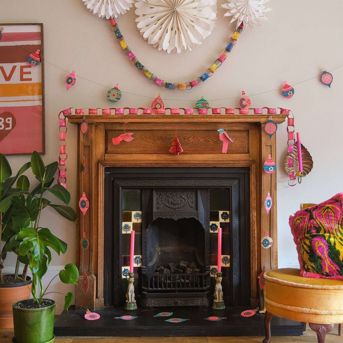 Baubles Sewn Garland