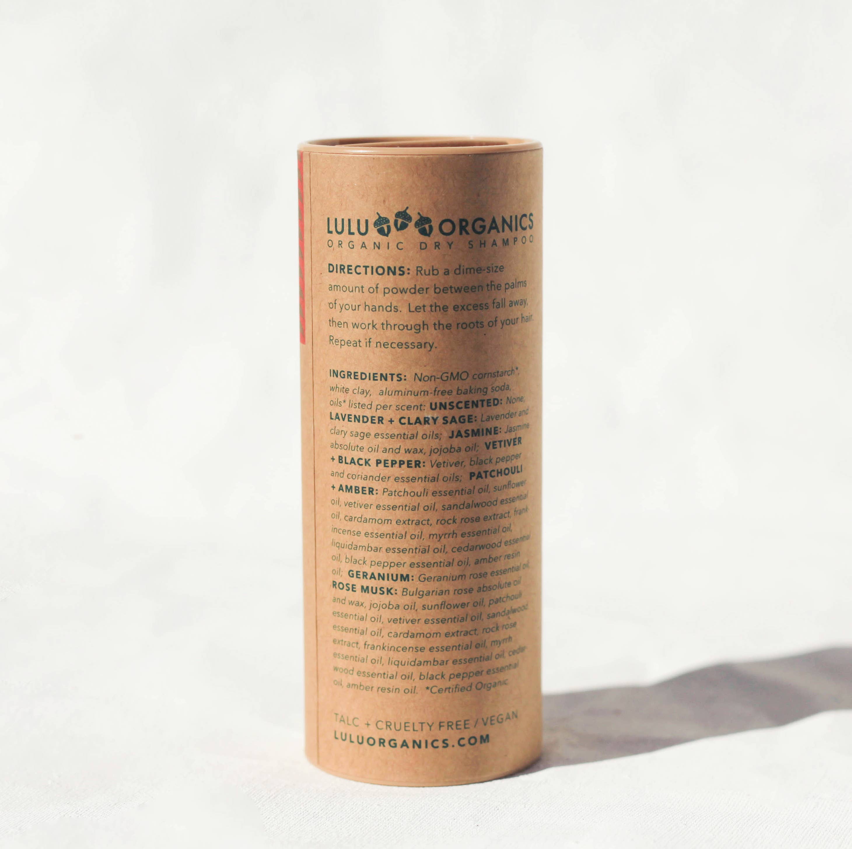 Lulu Organics Lavender + Clary Sage Dry Shampoo