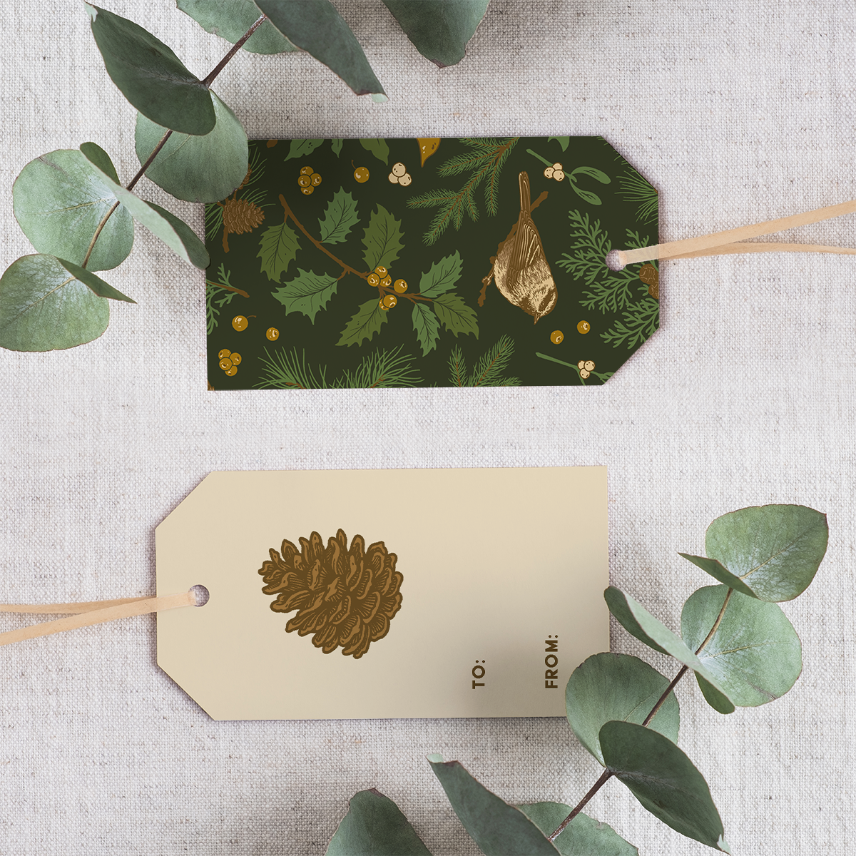 Set of 8 Holiday Gift Tags