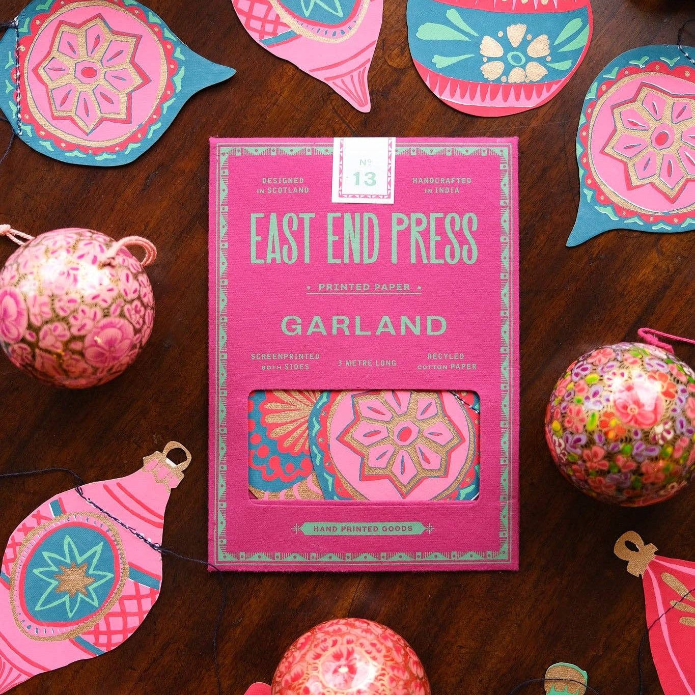 Baubles Sewn Garland