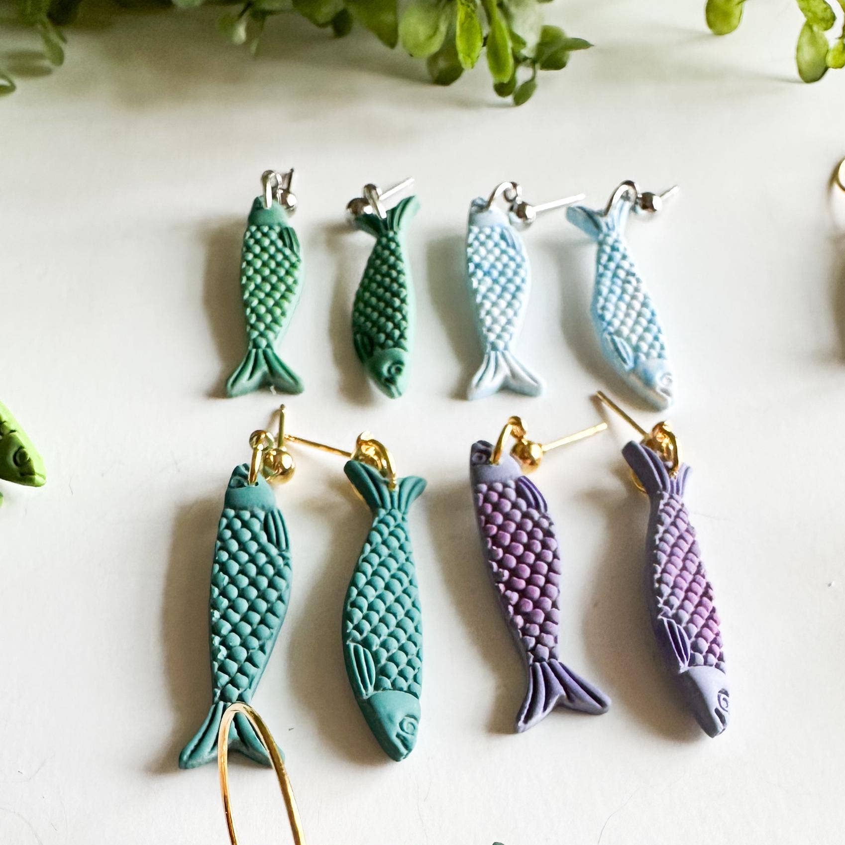 Sardine Fish Earrings